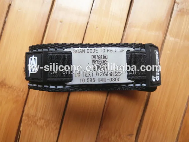 
ID QR Sport Bracelet Adjustable Size For Kids And Adults 