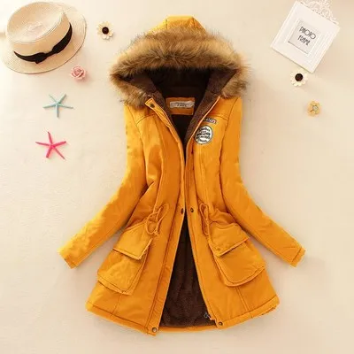 Winter Women Jacket Coats New 2018 Luxurious Coat Cotton Padding Jacket Down Parka