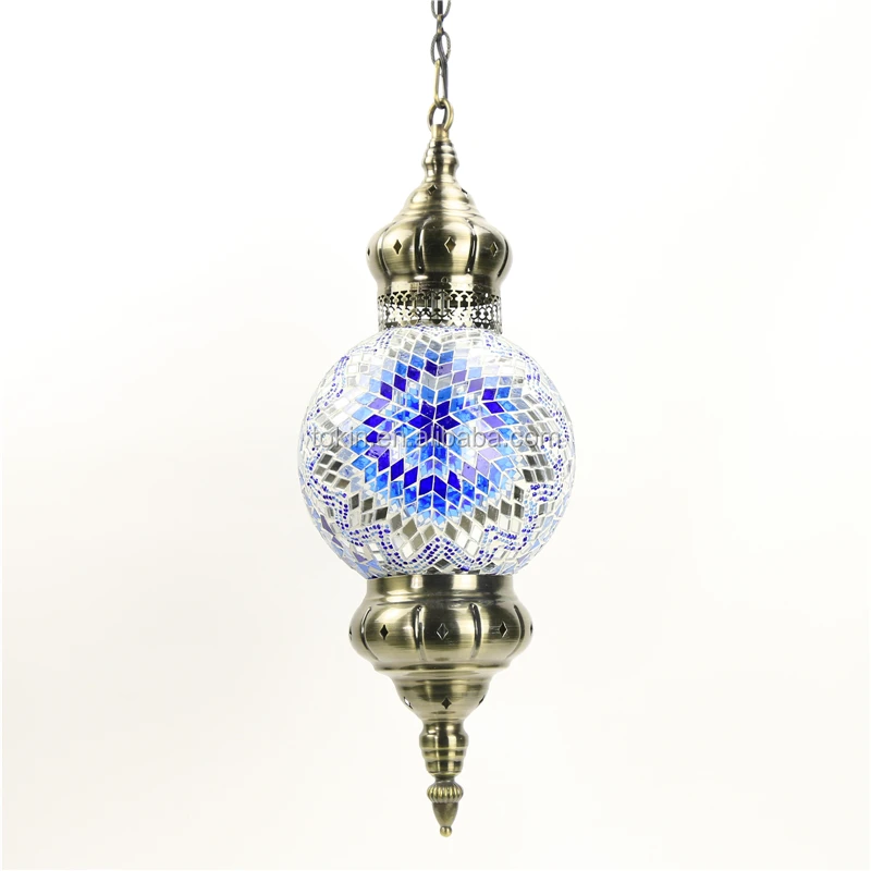 handmade Mosaic Art single Turkish Chandelier Lamps CC1X01