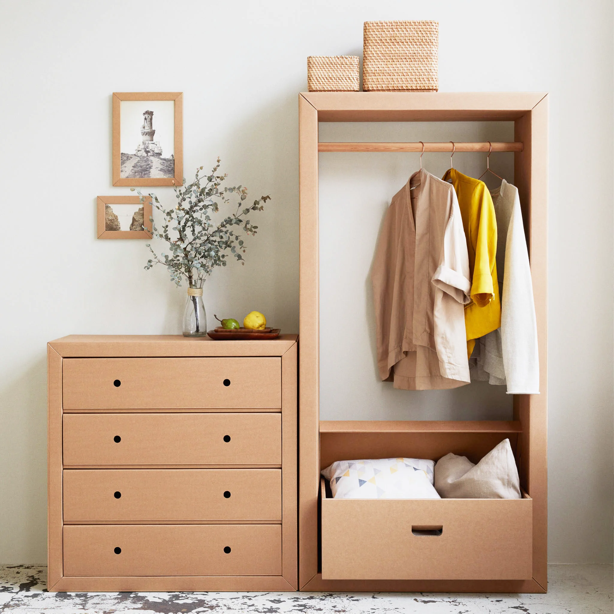 Wholesale Creative DIY Foldable Corrugated Cardboard Furniture