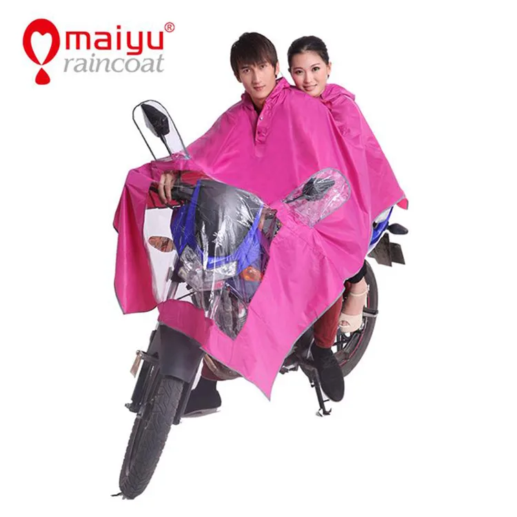
Custom motorcycle raincoat for adult reusable rain poncho 
