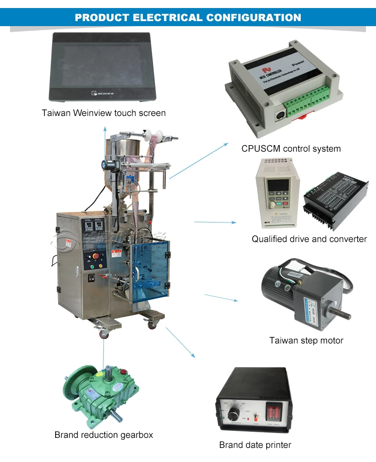 Small Satchet Ketchup Filling And Sealing Packing Machine