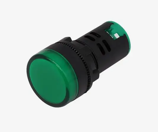 Светодиодный индикатор питания AD16-22DS 12 В 24 220 380 22DS красный зеленый желтый синий белый