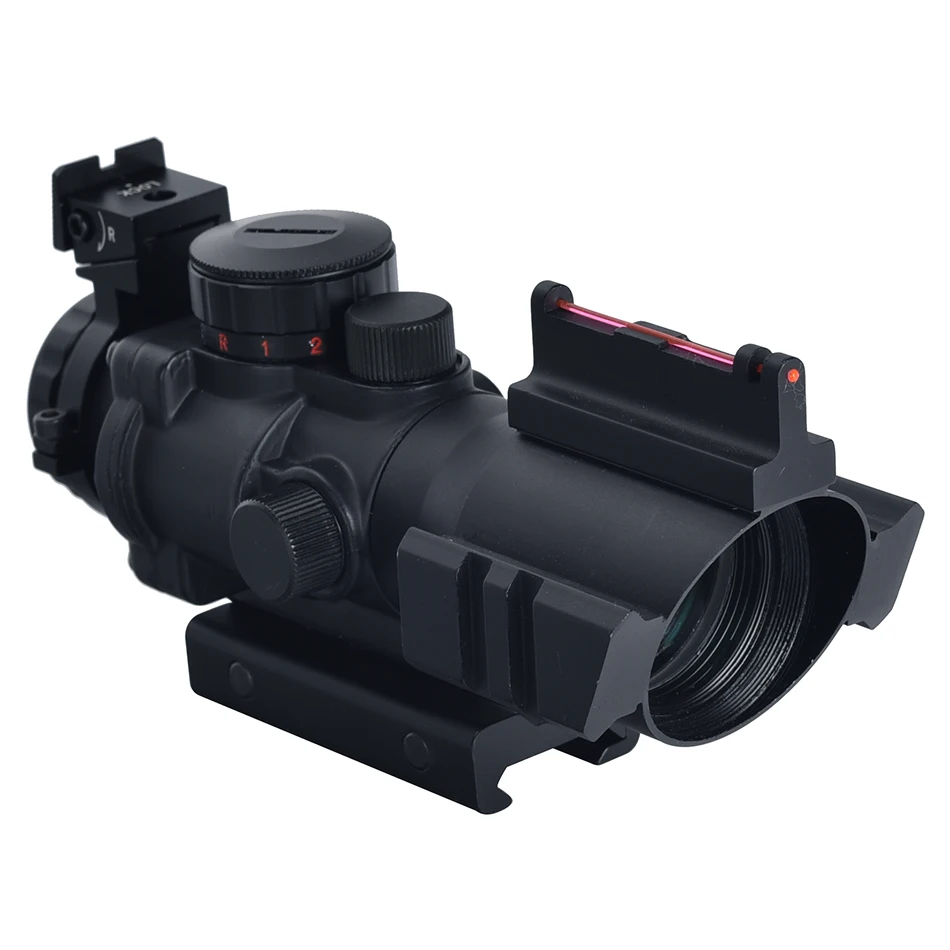 Hunting optical sight 4X32 fiber optic scope