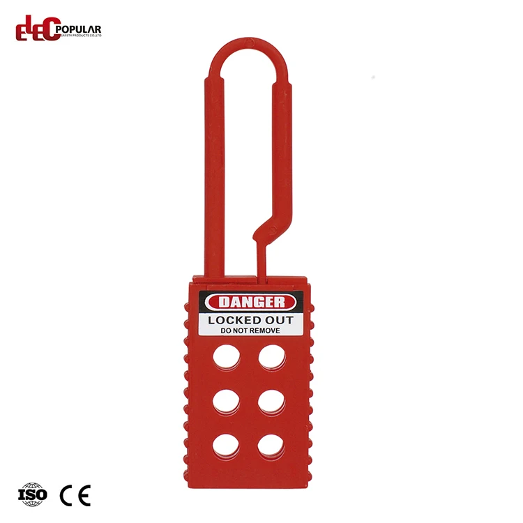 Super September Multiple Padlocks Lock Insulation Nylon Safety Lockout Hasp