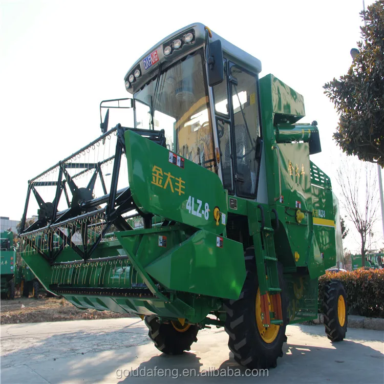 
All New Wheel Type Wheat Combine Harvester 
