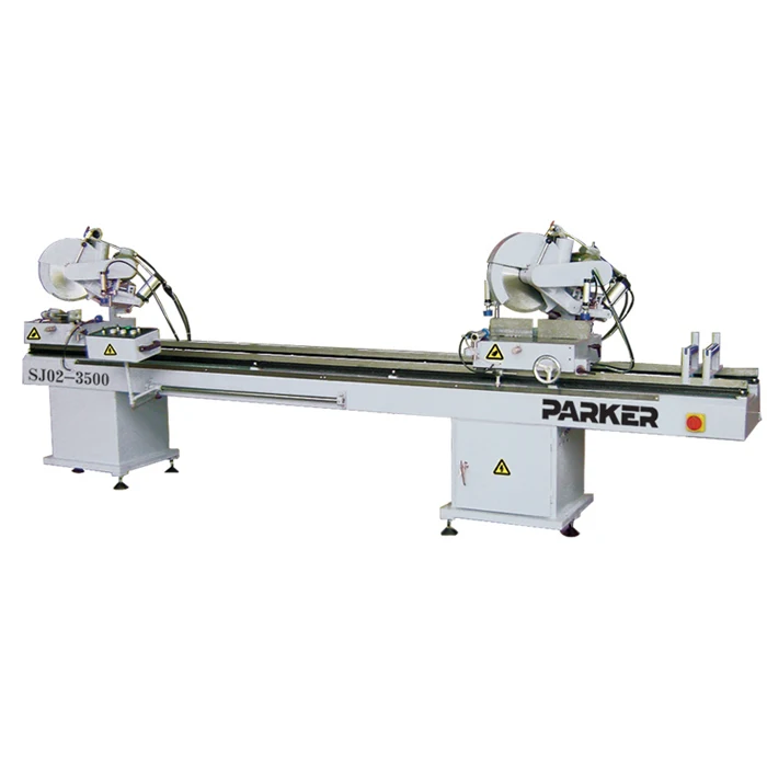 Two Head Cutting Saw Double Miter Saw Machine For UPVC Profile