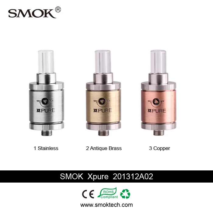 newest designed smok x-pure dripper xpure rda clone RBA Rebuildable atomizer