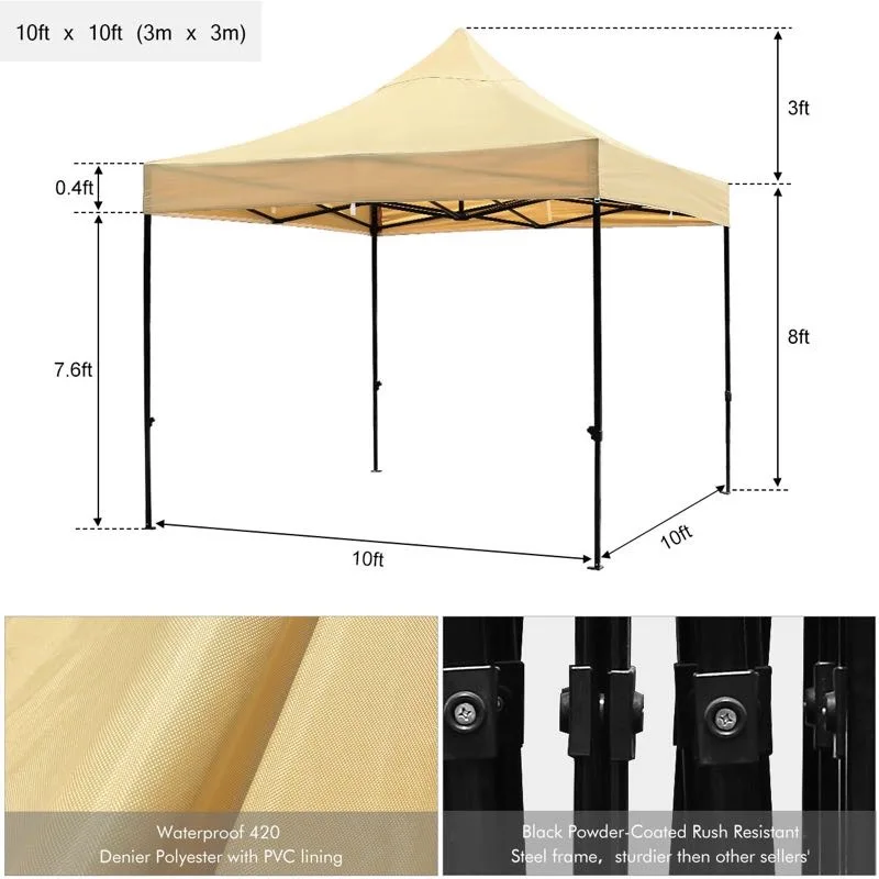 Outdoor cheapest gazebo easy up pop tent with lower price