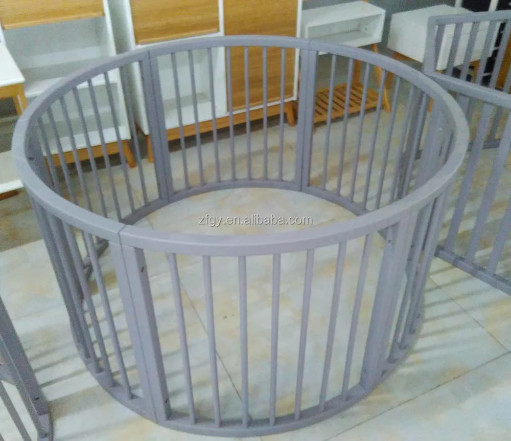 Wooden indoor baby children safety play area fence