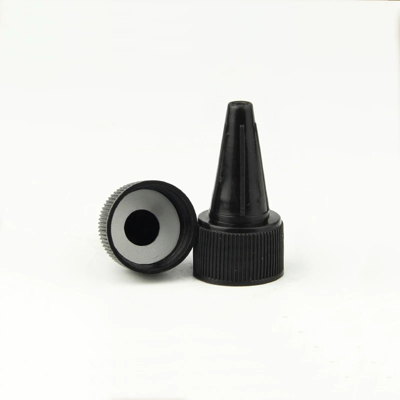 plastic stretch cap 20/410 twist lock cap 20 mm plastic tip cover cosmetic bottle cap
