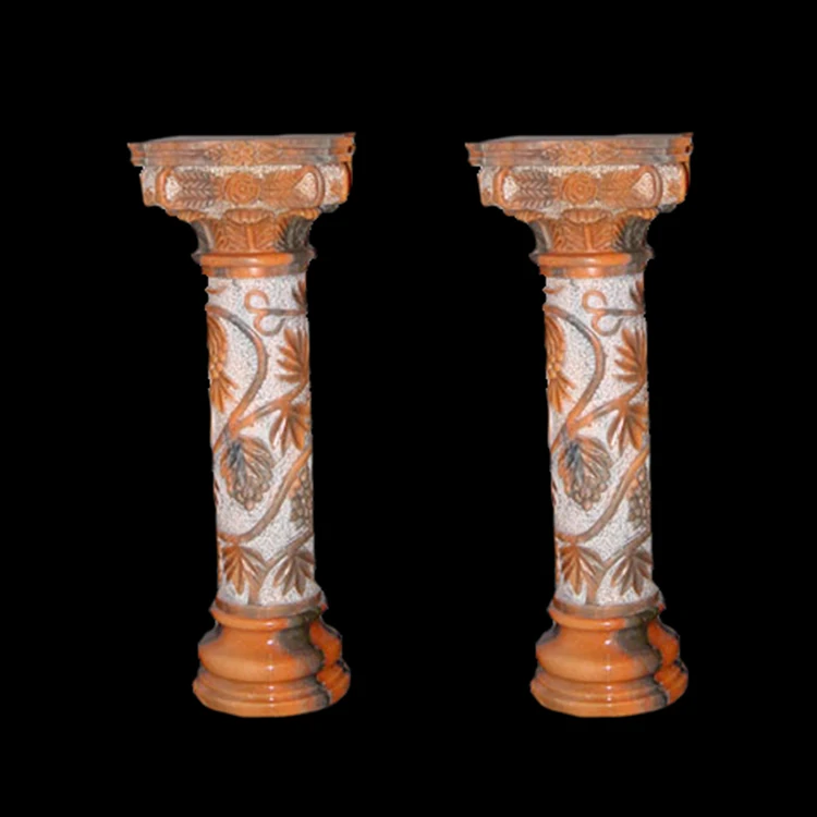
Marble carving wedding flowers and pillars 