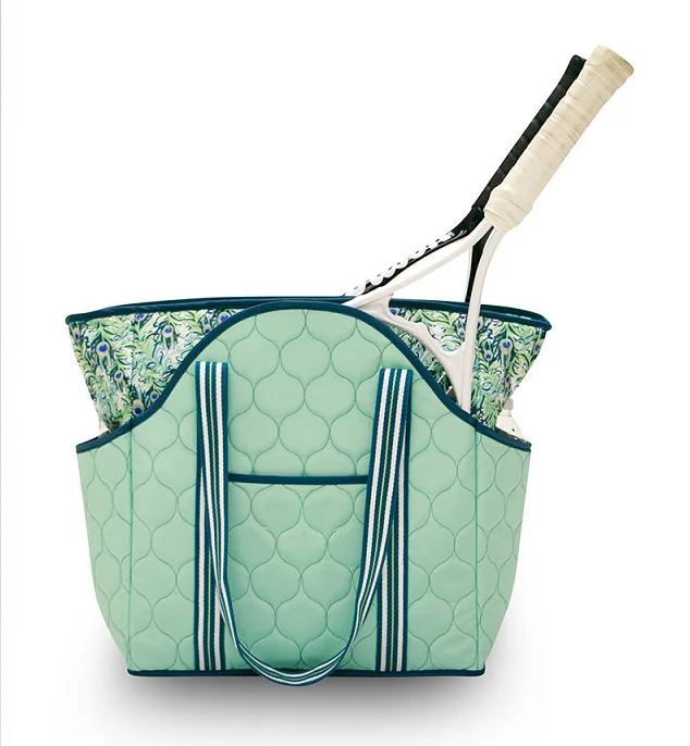 Оптовая продажа, стеганая сумка для теннисных ракеток, теннисная сумка с индивидуальным логотипом