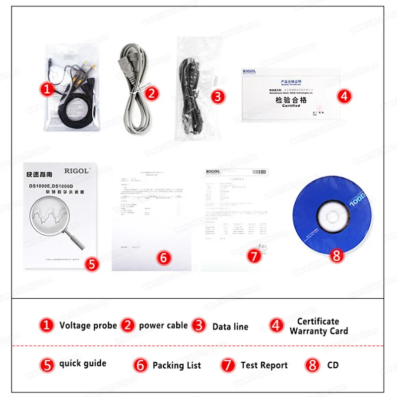 Rigol DS1102E Digital Oscilloscope Dual sampling USB OpenBox