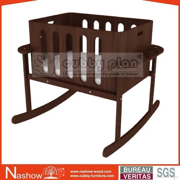 
Cubby Plan LMBN-003 New 2 in 1 Wooden Baby Swing Bassinet/Baby Cot/ Baby Cradle 