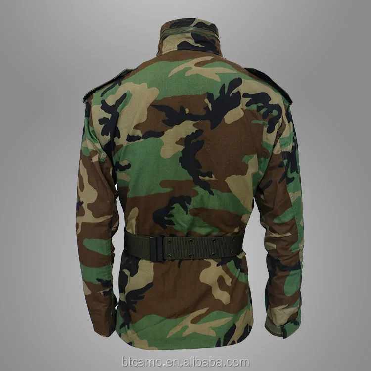 Woodland Camouflage T/C Materials M65 Jacket Uniform