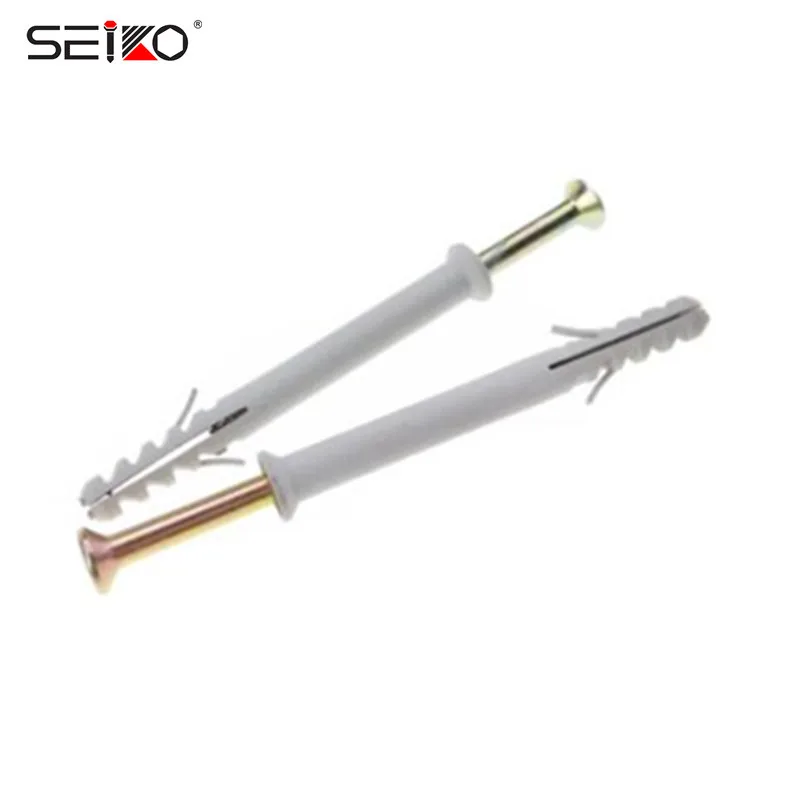 
10mm Plastic Wall Plug Screws for Masonry Insert Anchor 