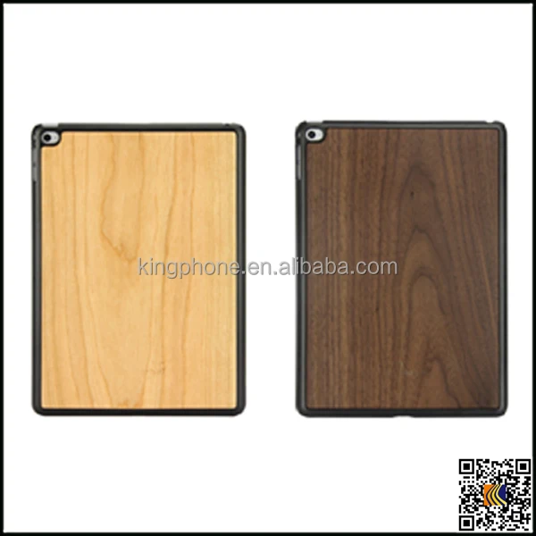 Из натурального дерева пк чехол для ipad воздуха 2, для ipad воздуха 2 деревянные задняя крышка, дерево чехол на