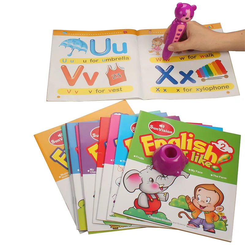 Kids Early Learning Toys  English I like 12 with digital OID talking pen