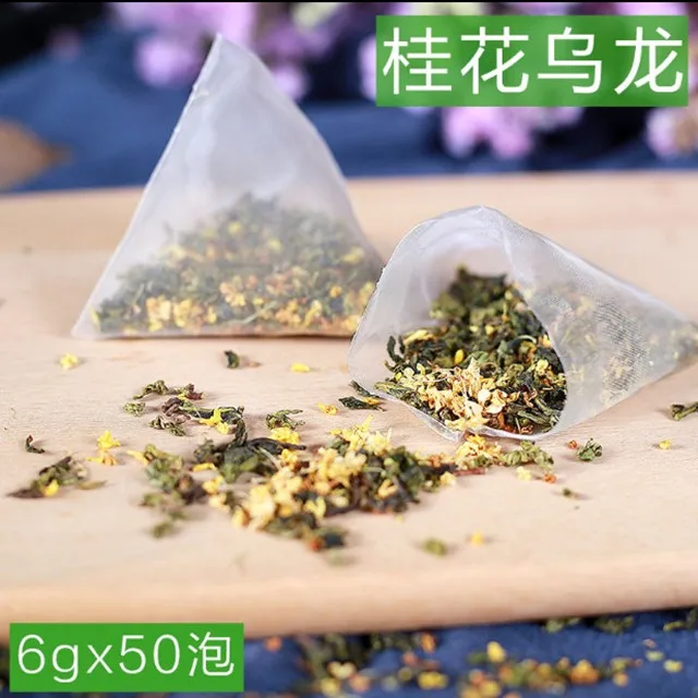  Оптовая продажа высококачественный чайный пакетик Oolong с цветами osmanhi зеленый