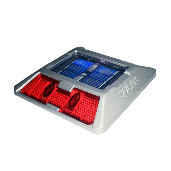 High Visibility Solar Powered (Charging) LED & Reflective Road Stud(Cat Eyes / Pavement Marker) MS-200D(Perfect Waterproof IP68)