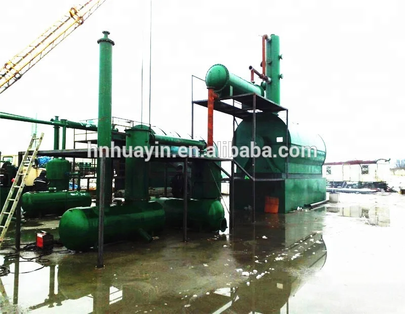 Profitable Industry Small Tyre Pyrolysis Oil Distillation Machine To Diesel For Sale