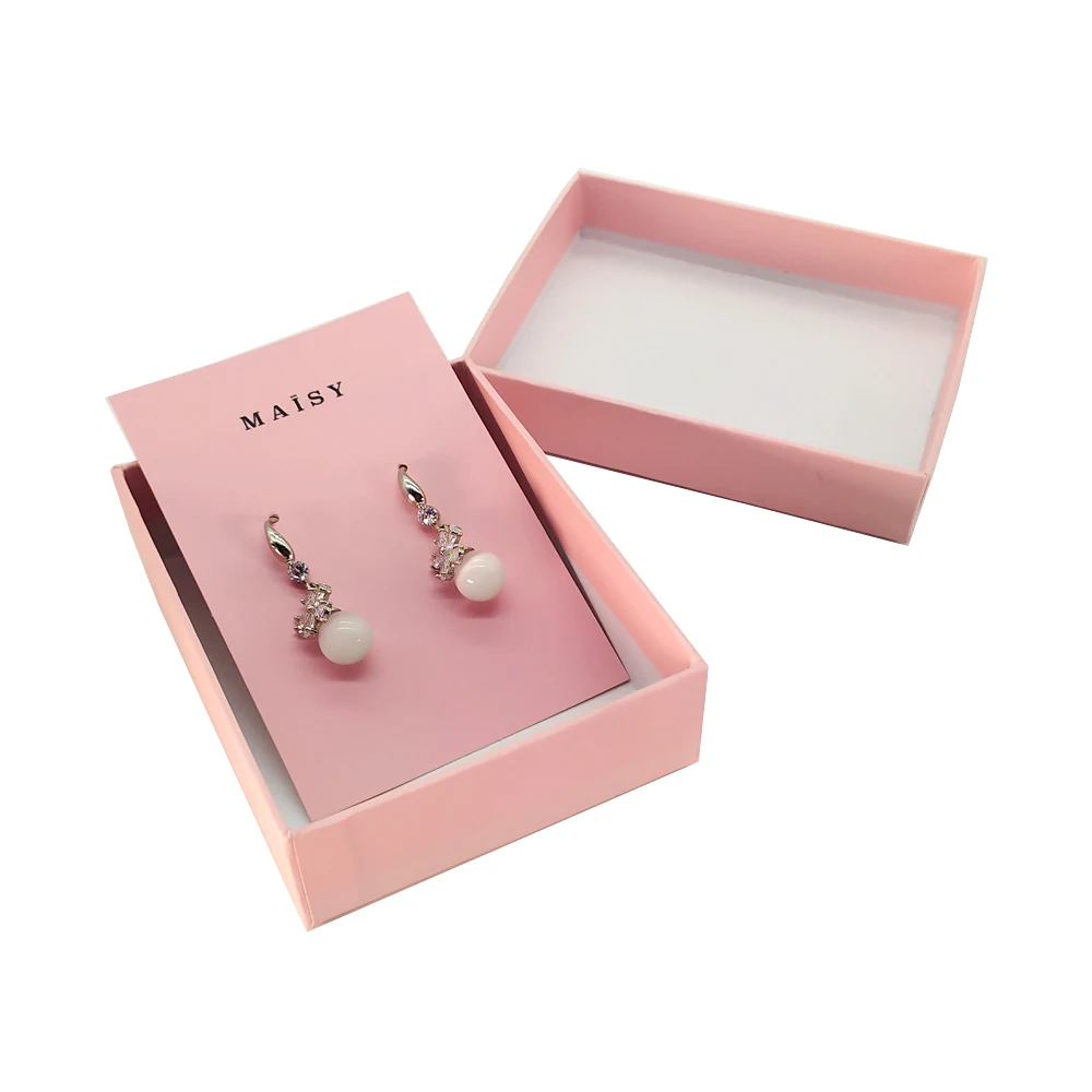 Custom Logo Jewellery Necklace Packaging Display Card Holder Jewelry Earring Card