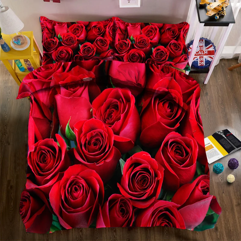 
Wholesale Patchwork 100% Polyester Fabric Frozen King Size Bed Sheet Set , Duvet Cover Quilt 