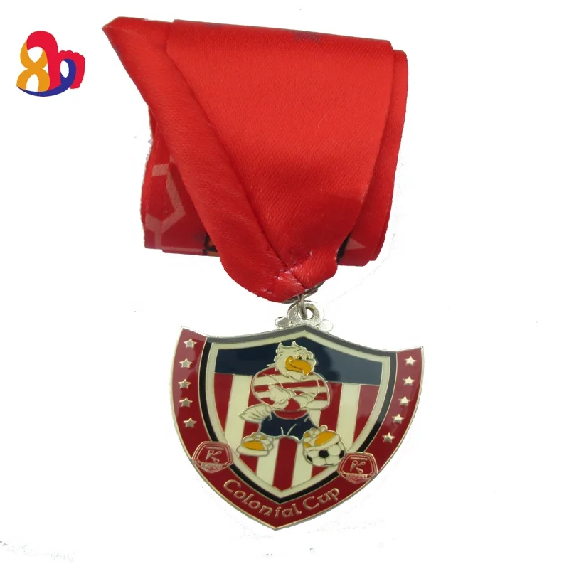 Manufacturer Complete set of custom 3D gold, silver and bronze Zinc Alloy Metal Medalla football awards medals
