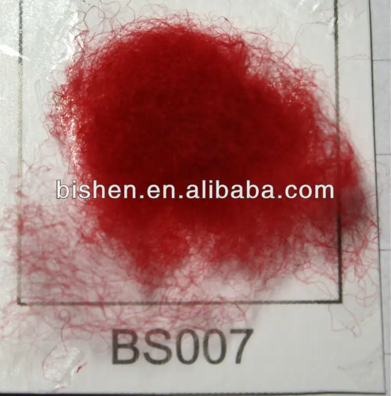 
rGRS certified ecycled colours polyester staple fiber 