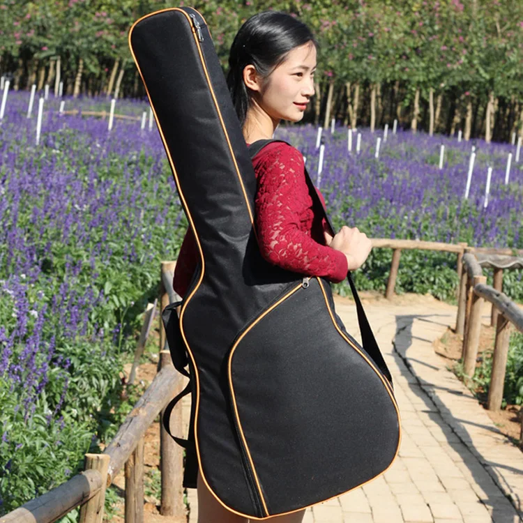 B41-B9 Wholesale 600D oxford waterproof shakeproof guitar bag