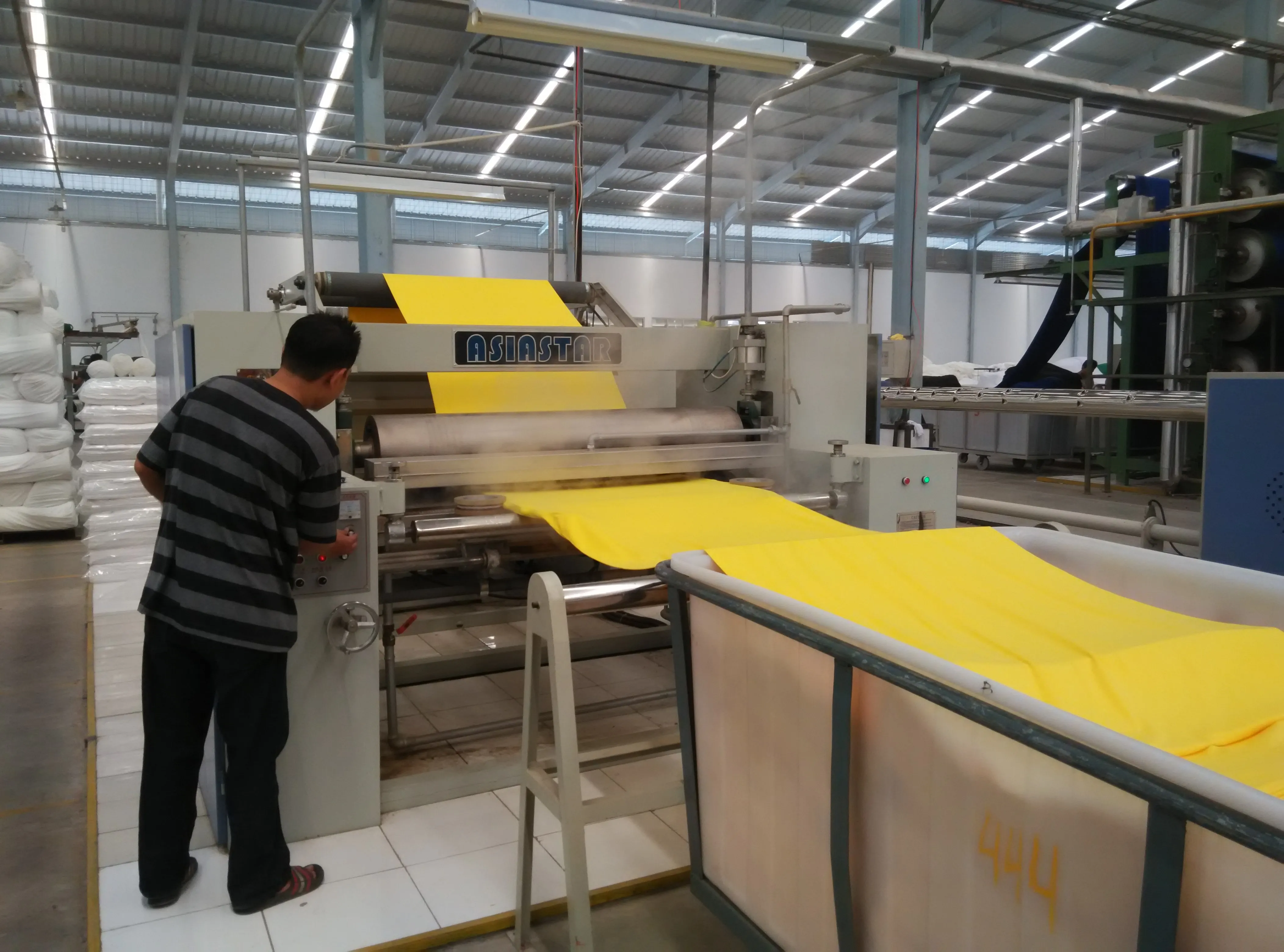 
Tubular compactor for circular knitting fabric textile fining machine 