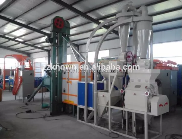 2022 Automatic Wheat Flour Mills Plant for Sale Maize Roller Mill Pneumatic Control Flour Machine