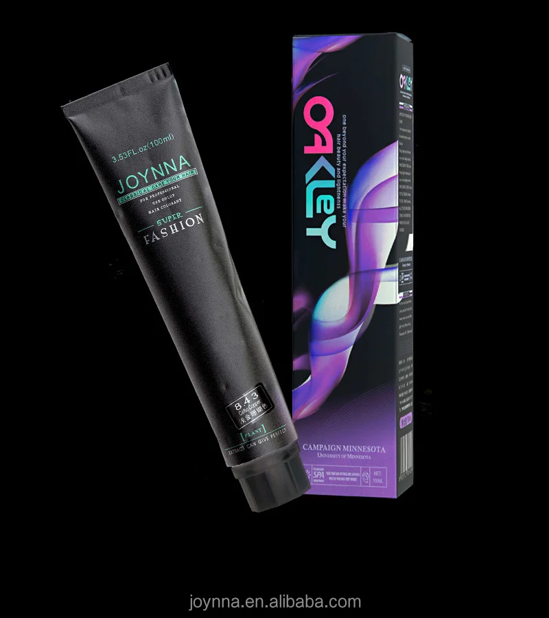 Professional chestnut brown hair color cream for health care