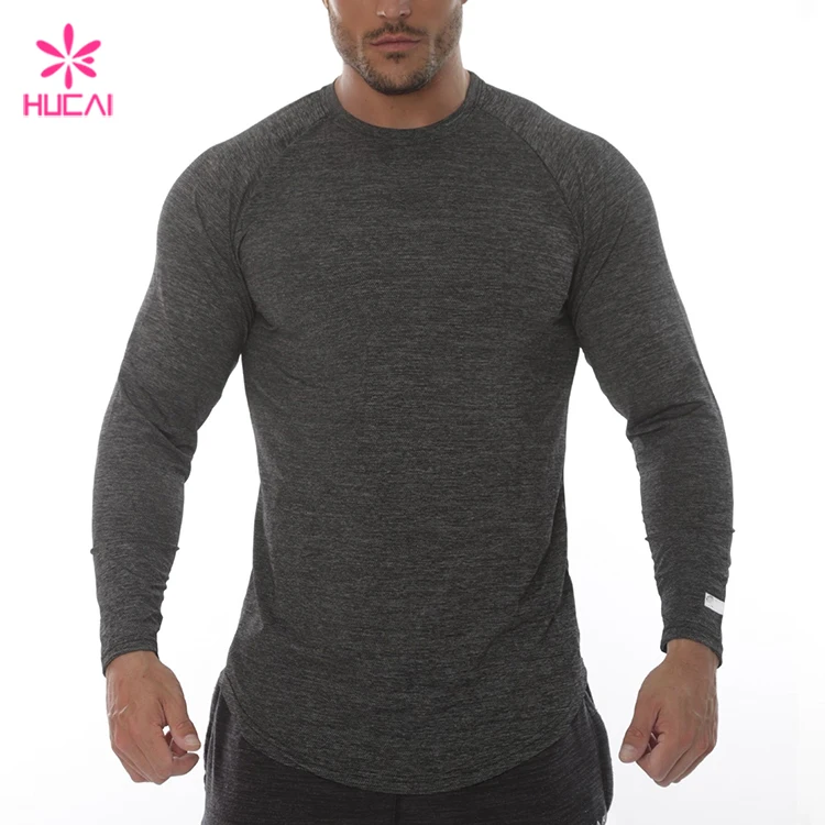 Dongguan Hucai Sportswear High Quality Fitness Wear Custom Mens Shirt