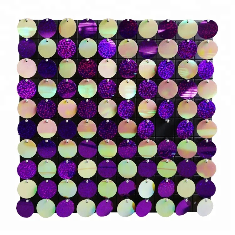 
Unforgetable impact mirror effect sequin discs outdoor advertising signs 
