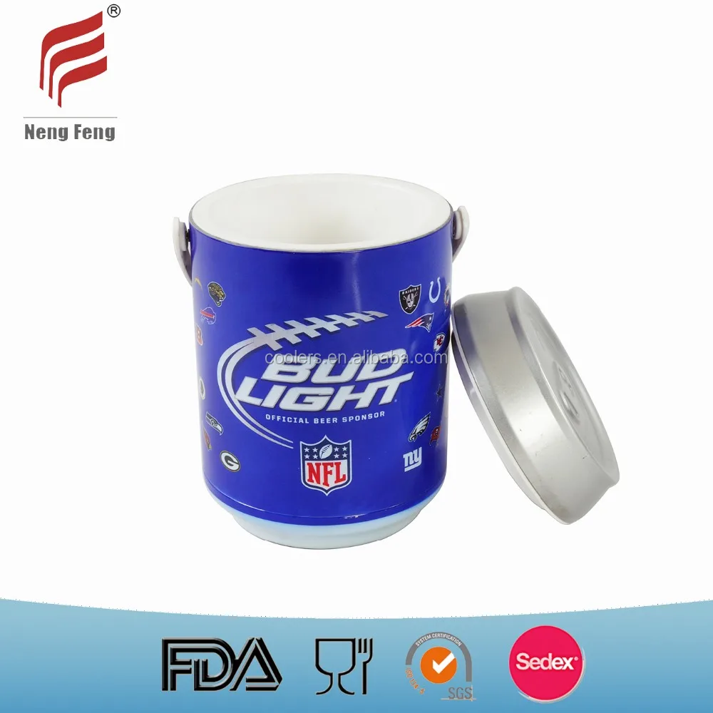 
new design mini cooler can cooler portable beer cooler can ice bucket 