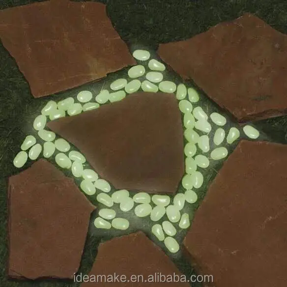 
night light cobble stones for landscaping Glow In The Dark Pebbles 
