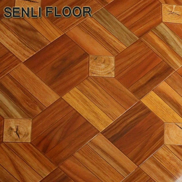 8mm 12mm Valinge click HDF high glossy shining parquet laminate flooring