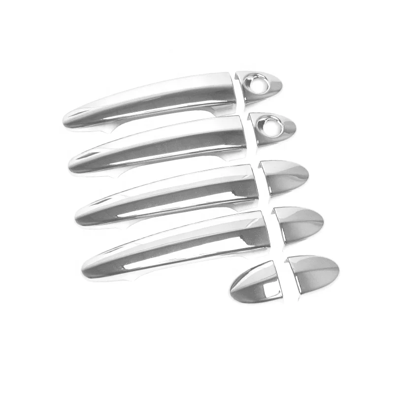 For BMW 5 E60 / 04-10 X3 E83 2013 Antistatic 4 Door 2 Keyhole ABS Chrome Anti Static Door Handle Cover