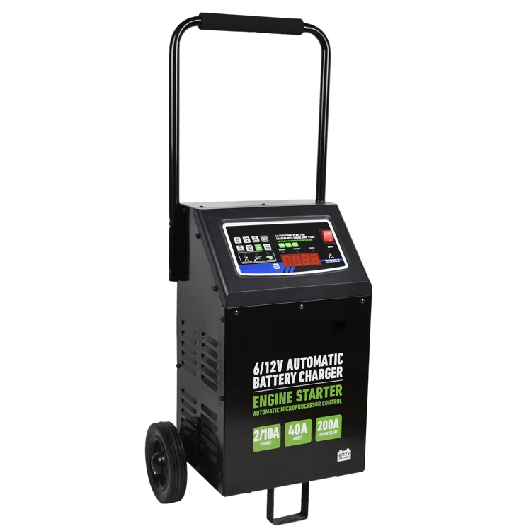 Automatic battery charger 12V/6V 2/10/40/200 Amps/Engine Start