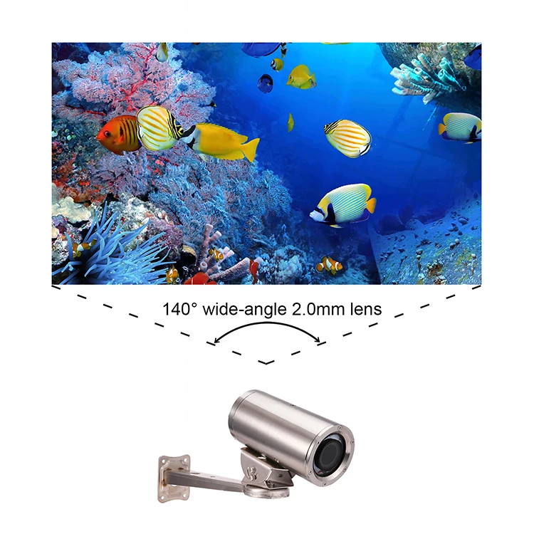 
Waterproof outdoor underwater 316L stainless steel 1080P camera fish finder for kayak fishing camera 