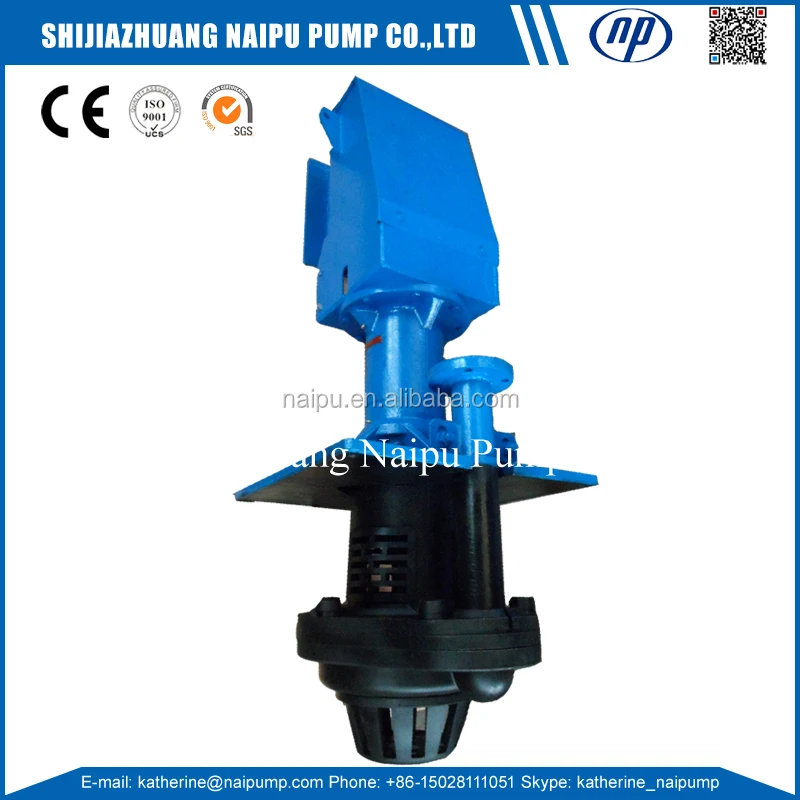 ZJLR Cantilever Immersion Vertical Slurry Pump for Desulfurization Plant