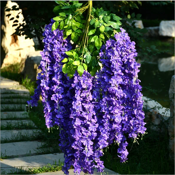 Cheap Wholesale Wedding Decorative wisteria hanging flower