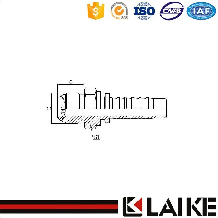 Hot selling quick coupling high pressure hydraulic metric copper plumbing pipe fittings
