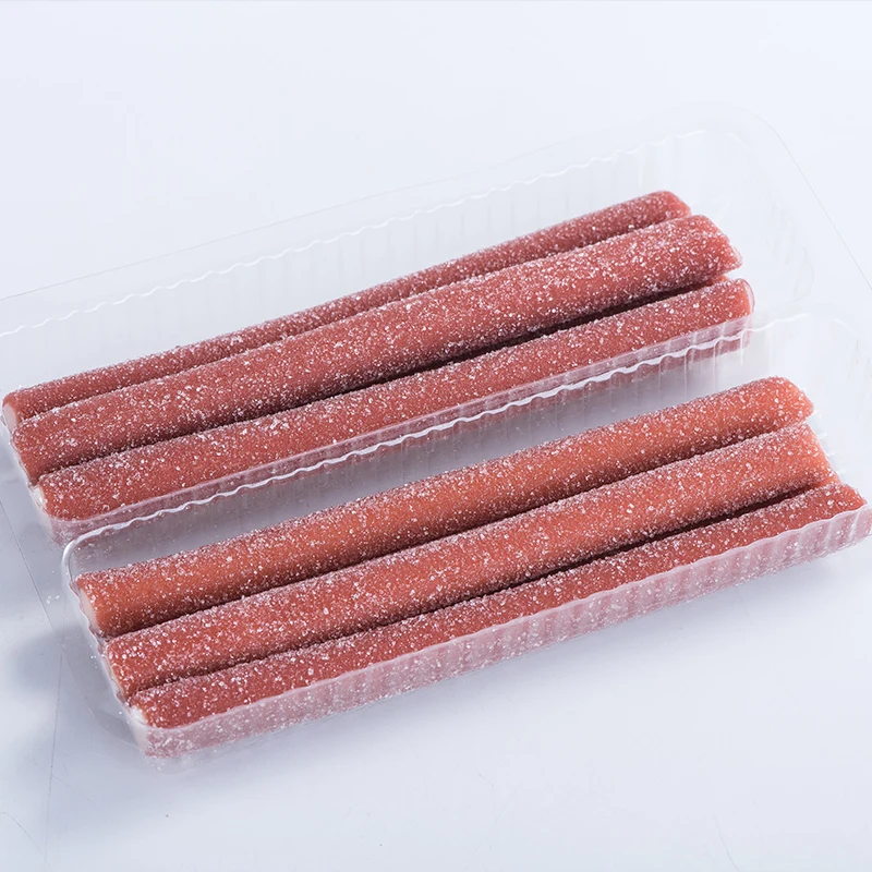 Sour Straw Center Filled Starch candy