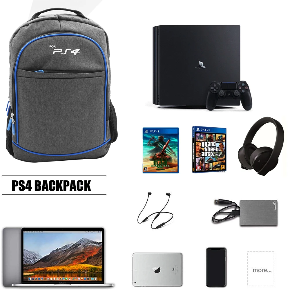 
high quality hot sell on amazon carrying case shoulder backpack for Playstation 4 