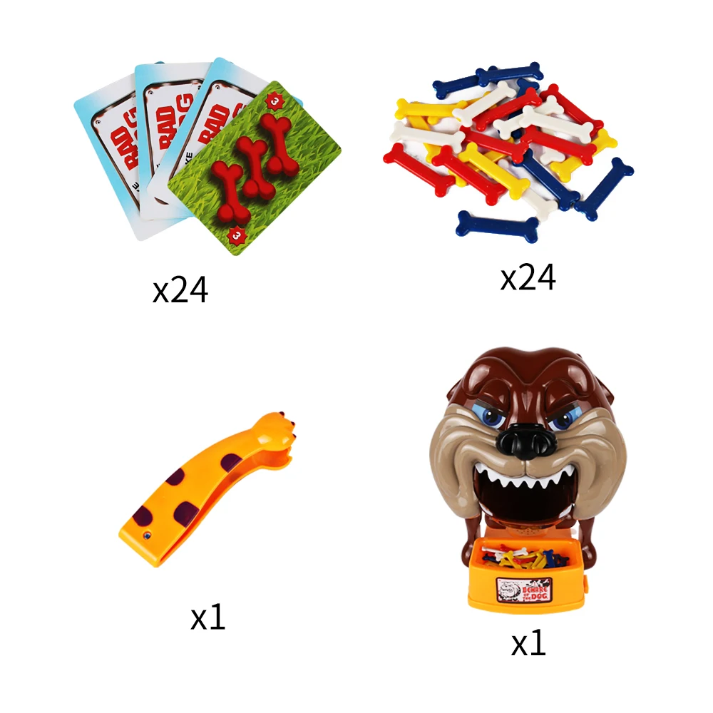 Funny interesting interactive bite toys beware of the bad dog board game for kids