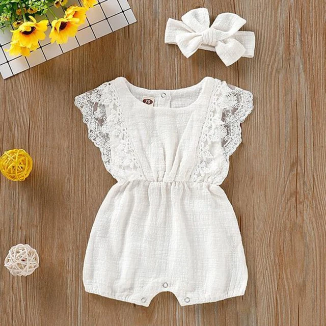 
linen clothes lovely girl kids linen romper adorable baby romper 
