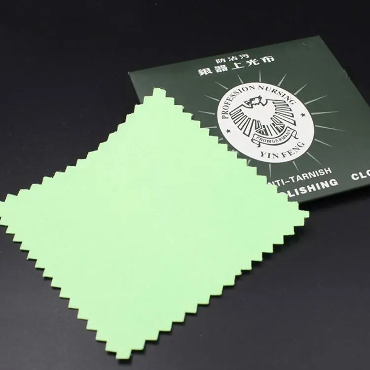 
Custom Size And Print Logo Anti-Tarnish Wholesale Jewelry Polishing Cloth 